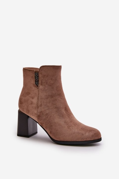 Botki Model Erillia JC103 Brown Botki Model Erillia JC103 Brown