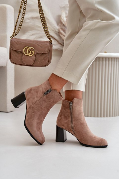 Botki Model Erillia JC103 Brown Botki Model Erillia JC103 Brown