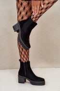 Botki Model Irissinae KE217 Black 