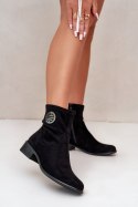 Botki damskie Model Lerioria ASA198-28 Black 