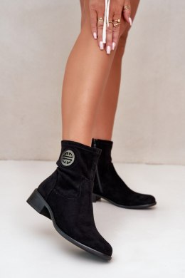 Botki Model Lerioria ASA198-28 Black 