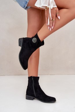Botki Model Lerioria ASA198-28 Black 