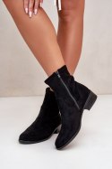 Botki damskie Model Lerioria ASA198-28 Black 