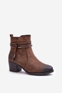 Botki Model Lobina ASA128-37 Brown 