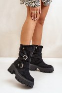 Botki Model Nerelisa QH7825 Black 