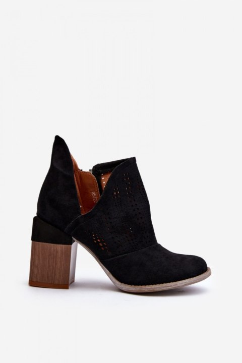 Botki Model Niartima A5722 Black Botki Model Niartima A5722 Black