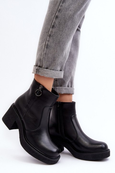Botki Model Romella TR926 Black Botki Model Romella TR926 Black