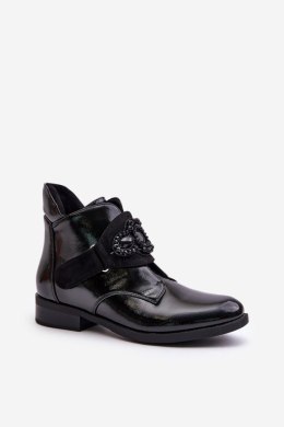 Botki Model S.Barski HY42-021 Black 