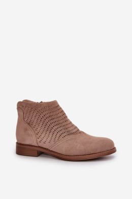 Botki Model S.Barski HY42-076 Beige 