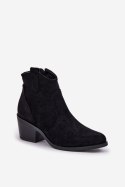 Botki Model S.Barski HY51-061 Black 