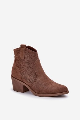 Botki Model S.Barski HY51-061 Brown 