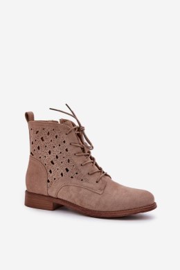 Botki Model S.Barski HY51-136 Beige 