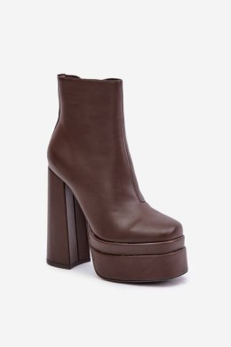 Botki Model Selahra JA-26 Czekolada 