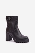 Botki Model Selavia LQ-83 Black 