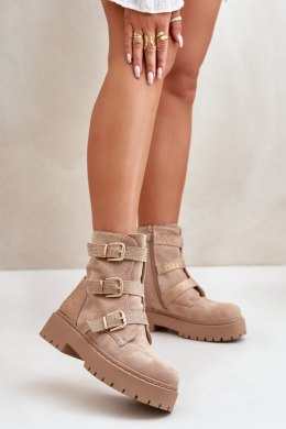 Botki Model Tiaeliana HB-276 Beige 