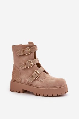 Botki Model Tiaeliana HB-276 Beige 