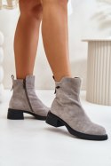 Botki Model Vinceza 66696 Grey Zamsz 