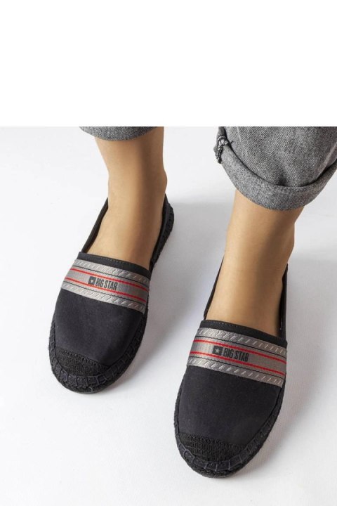 Czarne espadryle Big Star LL274894 - Solea Czarne espadryle Big Star LL274894 - Solea