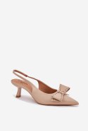 Czółenka Model Folesca QQ-255 Beige 