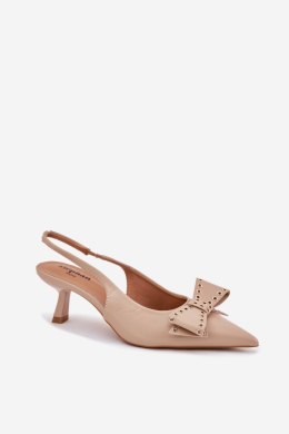 Czółenka Model Folesca QQ-255 Beige 