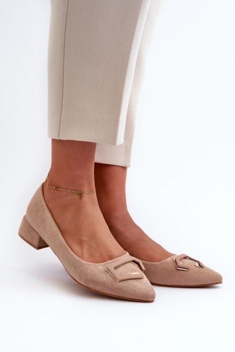 Czółenka Model S.Barski KV27-034 Beige 