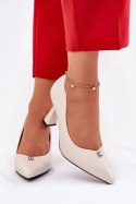 Czółenka Model Vinceza 62222 Beige 