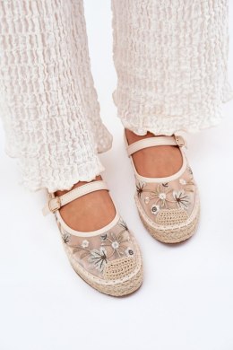 Espadryle Model Laxisa C-797 Beige 