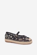 Espadryle Model Laxisa C-797 Black 