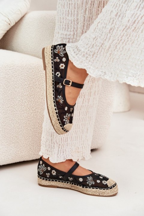 Espadryle Model Laxisa C-797 Black Espadryle Model Laxisa C-797 Black