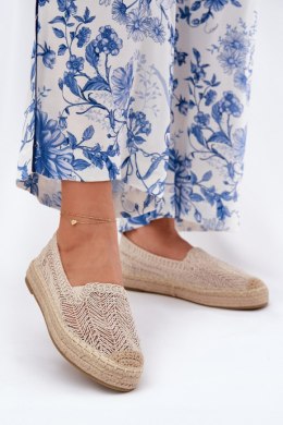 Espadryle Model Vinceza 17392 Beige 