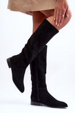 Kozaki Model Eelin MV318 Black Zamsz 