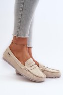 Mokasyny Model Celoria M502-8 Light Beige 
