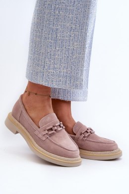 Mokasyny Model DA TW101 Dirty Pink 