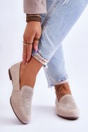 Mokasyny Model Giovana LR29515 Beige 