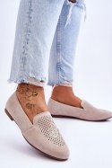 Mokasyny Model Giovana LR29515 Beige 