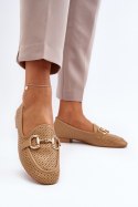 Mokasyny Model Iluvana FF-33 Camel 