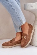 Mokasyny Model Lainer C-426 Brown 