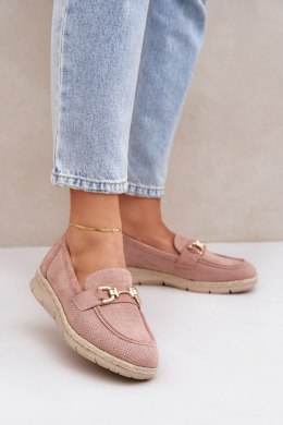 Mokasyny Model Lainer C-426 Pink 