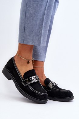 Mokasyny Model S.Barski HY3350A Black 