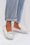 Mokasyny Model S.Barski LR51-547 White 