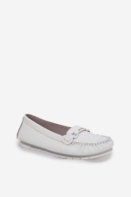 Mokasyny Model S.Barski LR51-547 White 