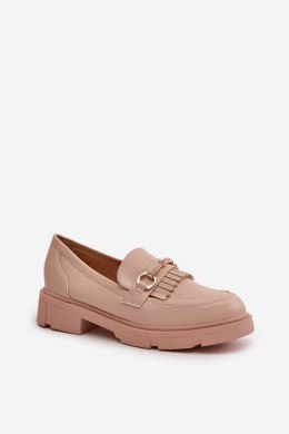 Mokasyny Model Tialorae W-16 Beige 