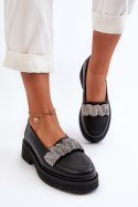 Mokasyny Model Zazoo 3419 Black Skóra 