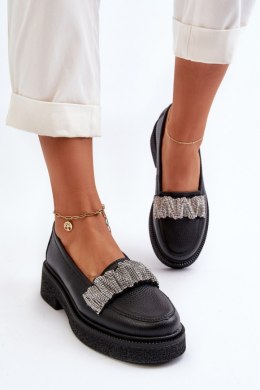 Mokasyny Model Zazoo 3419 Black Skóra 