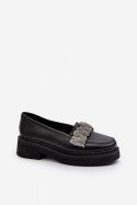 Mokasyny Model Zazoo 3419 Black Skóra 