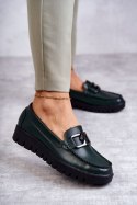 Półbuty Model Loafery Kjersti MK757 Green 