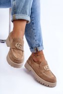 Półbuty Model Rosefalls 20153 Beige Zamsz 