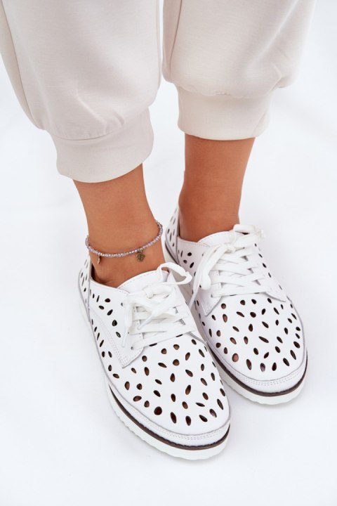 Półbuty Model S.Barski LR51-610 White Półbuty Model S.Barski LR51-610 White