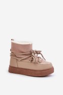 Śniegowce Model Aziara 8933 Beige 