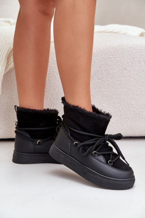 Śniegowce Model Aziara 8933 Black Śniegowce Model Aziara 8933 Black